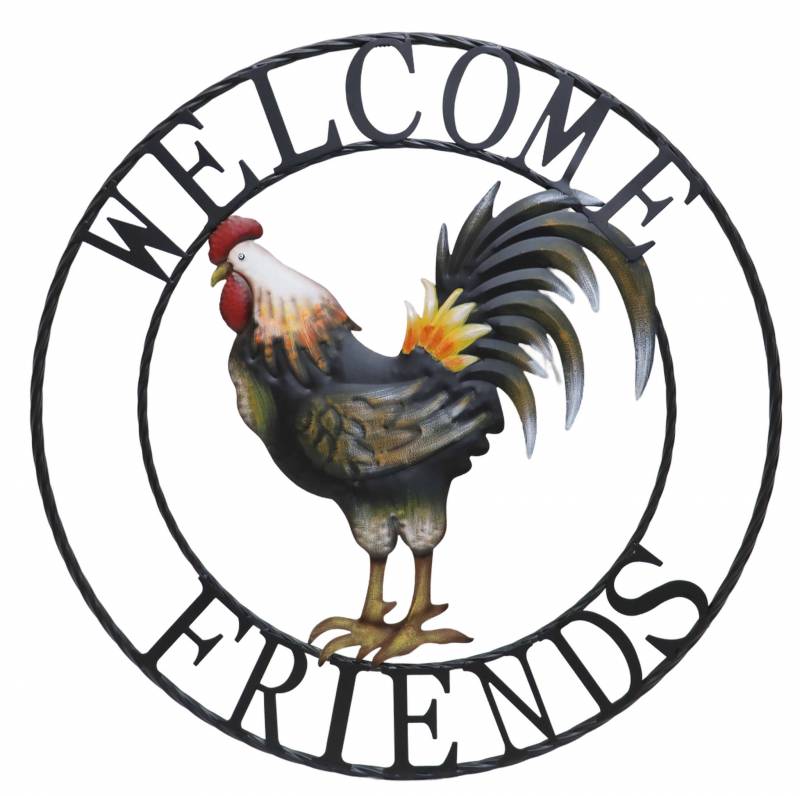 Rooster Wall Art 71cm