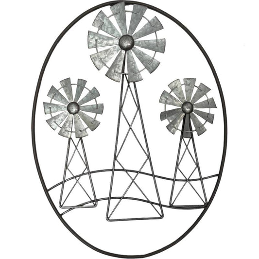 Windmill Trio Wall Art 61cm