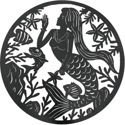 Set 2 Mermaid Wall Art 60cm