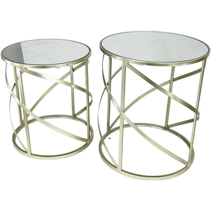 Set 2 Madison Side Table 50cm - Image 2