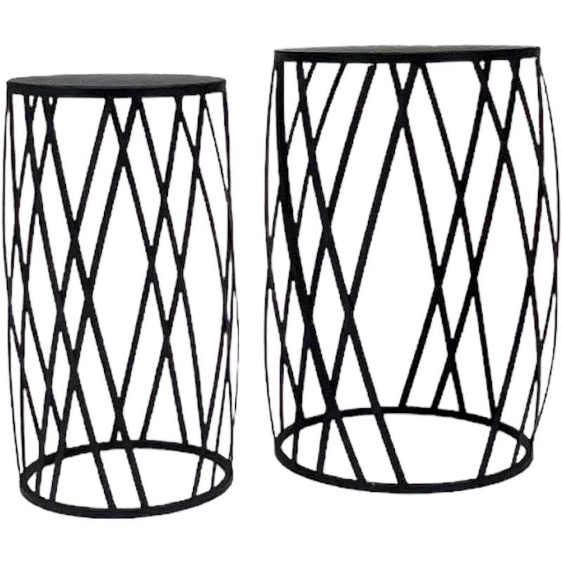 Set 2 Bowery Side Table 39x56cm