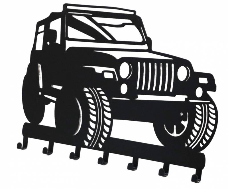 Truck 7 Hook Wall Art 22cm