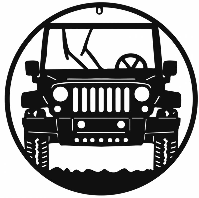 Round 4Wd Wall Art 60cm