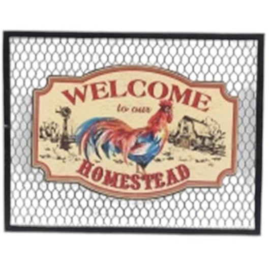 Welcome Homestead Sign 38cm
