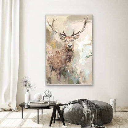 Hulio Deer Framed Canvas 120cm - Image 2