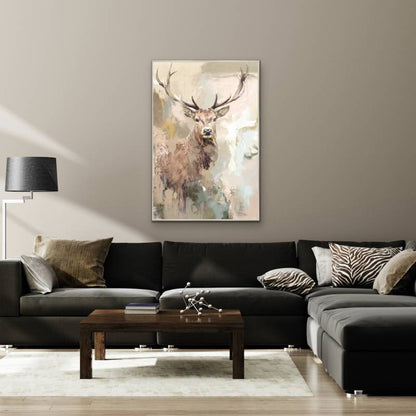 Hulio Deer Framed Canvas 120cm - Image 4