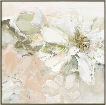 Floral Framed Canvas 80cm