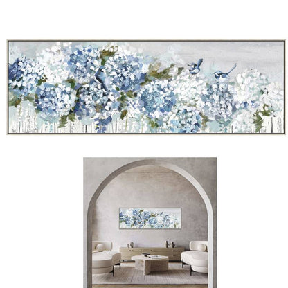 Gertrude Flower Framed Canvas 150x50cm - Image 2