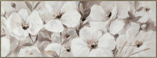 Gertrude Flower Framed Canvas 50cm