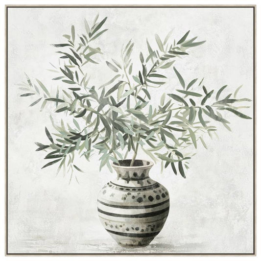 Olive Tree Framed Canvas 80cm