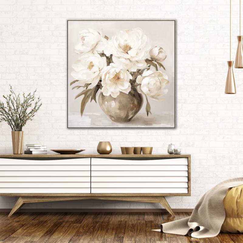 Midas Vase Framed Canvas B 80cm - Image 4