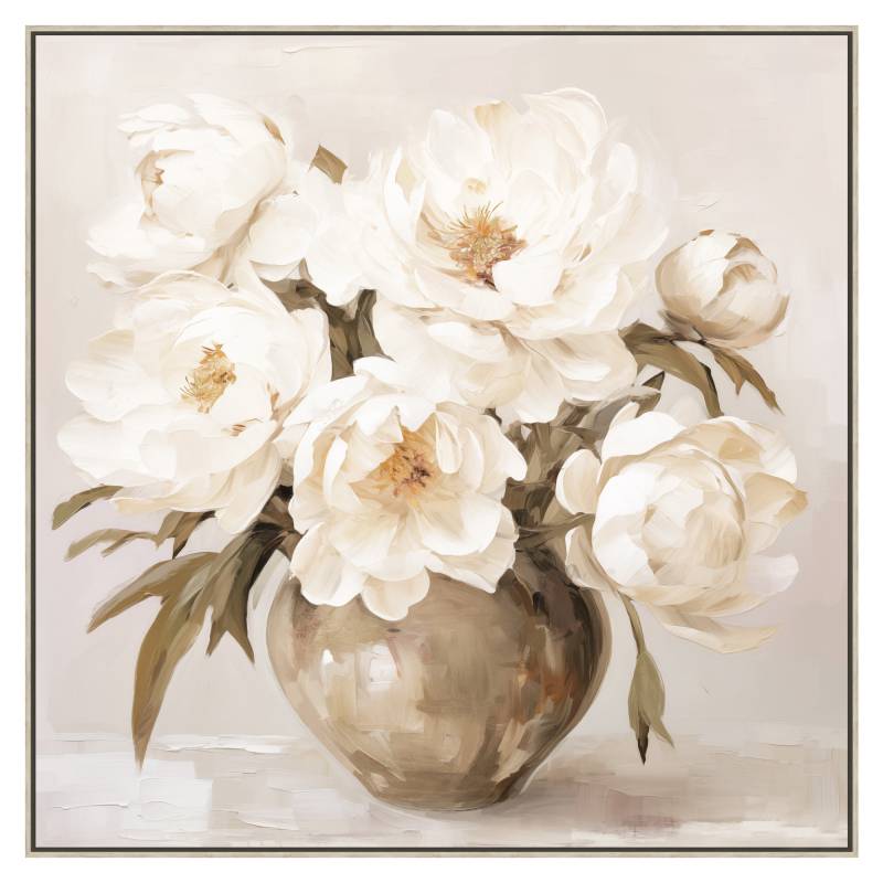 Midas Vase Framed Canvas B 80cm