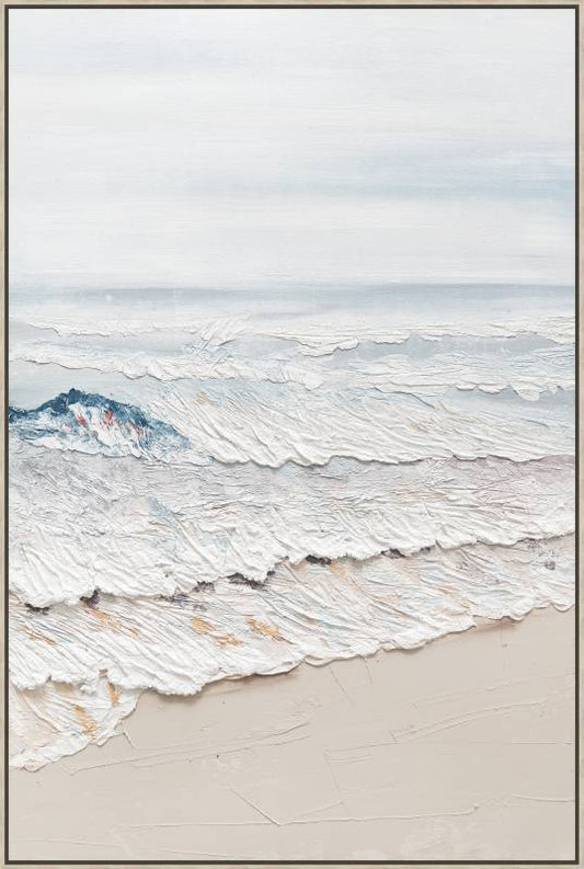 Brighton Beach Framed Canvas 120cm