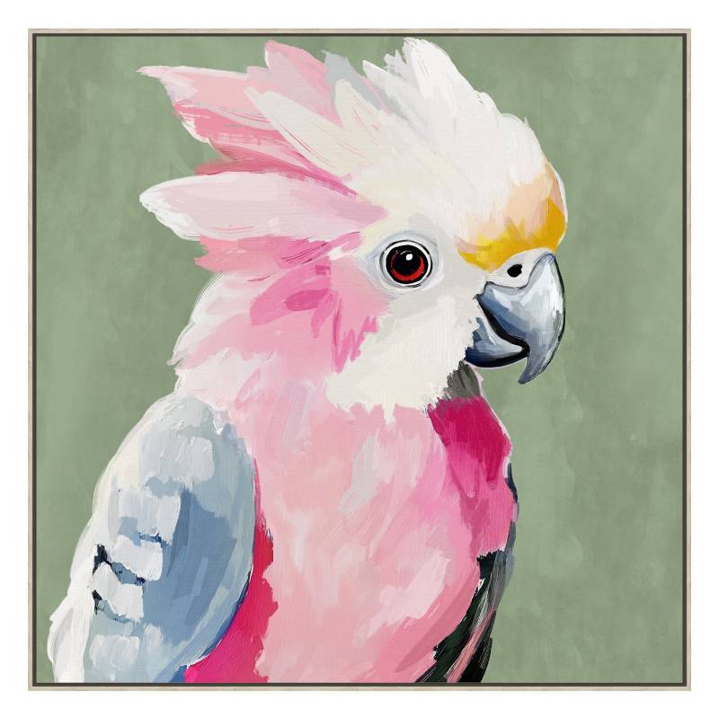 Beautiful Cockatoo Framed Artwork 80cm