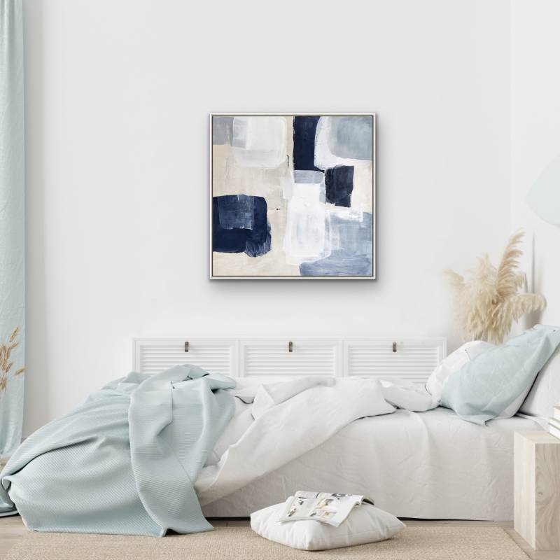 Blue Escape A Framed Artwork 80cm - Image 2