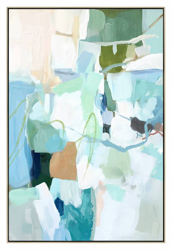 Louis Abstract Framed Artwork 120cm