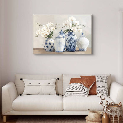 Wild Grace Orchid Artwork 80cm - Image 4