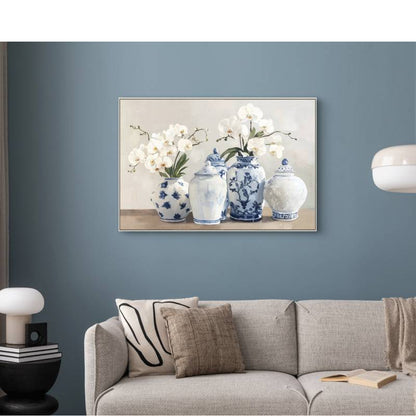 Wild Grace Orchid Artwork 80cm - Image 2