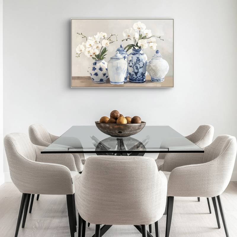Wild Grace Orchid Artwork 80cm - Image 3