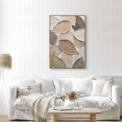 Modern Leaves Artwork 120cm - Image 2