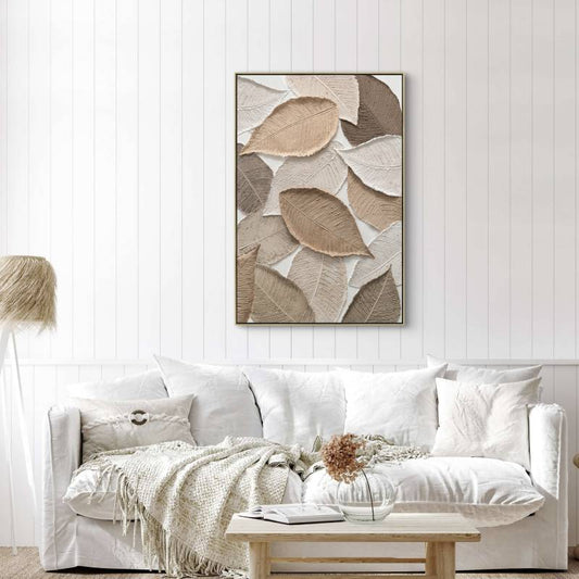Modern Leaves Artwork 120cm - Image 2