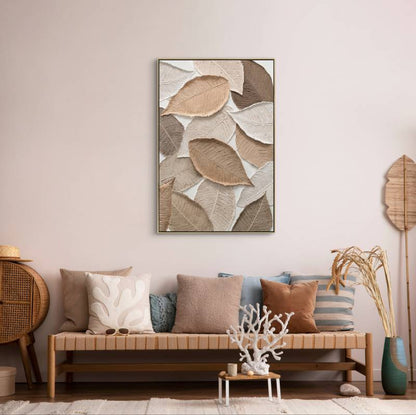 Modern Leaves Artwork 120cm - Image 3