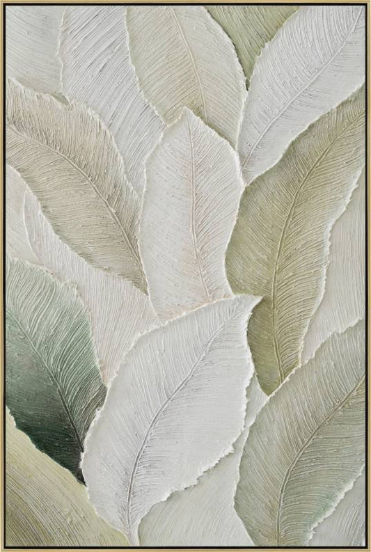Organic Leaves Artwork 120cm