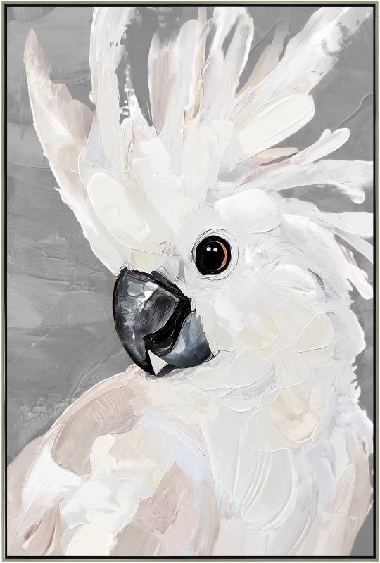 Cockatoo Artwork Framed Wall Art 120cm