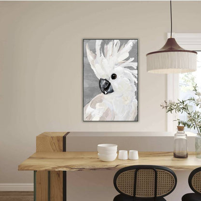 Cockatoo Artwork Framed Wall Art 120cm - Image 4