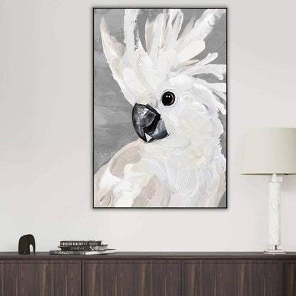 Cockatoo Artwork Framed Wall Art 120cm - Image 3