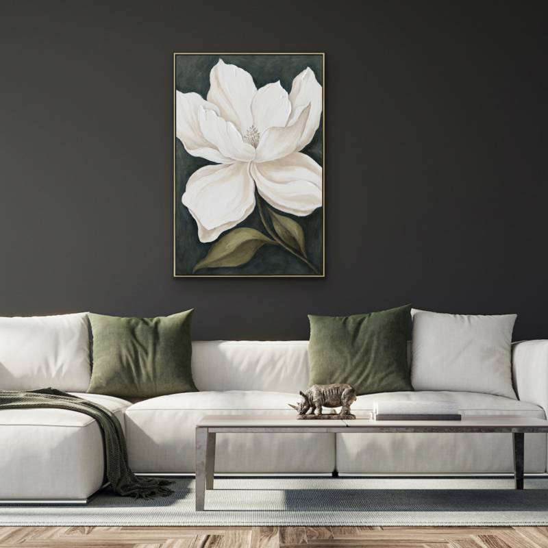 Magnolia Artwork Framed Wall Art 120cm - Image 2