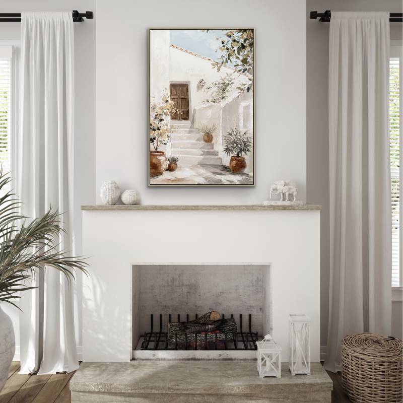 Tuscan Entrance Artwork Framed Wall Art 120cm - Image 2