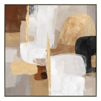 Harvey Abstract Framed Canvas 80cm