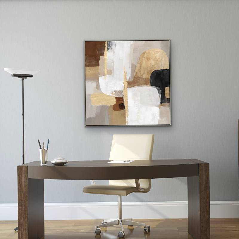 Harvey Abstract Framed Canvas 80cm - Image 3