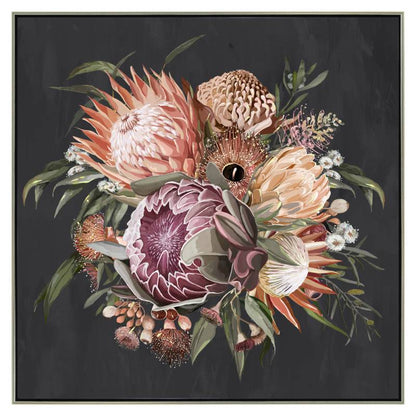 Nish Native Framed Canvas 100cm