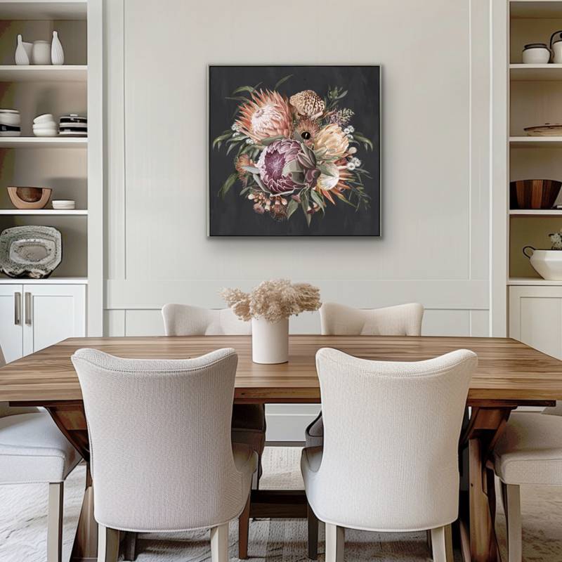 Nish Native Framed Canvas 100cm - Image 2