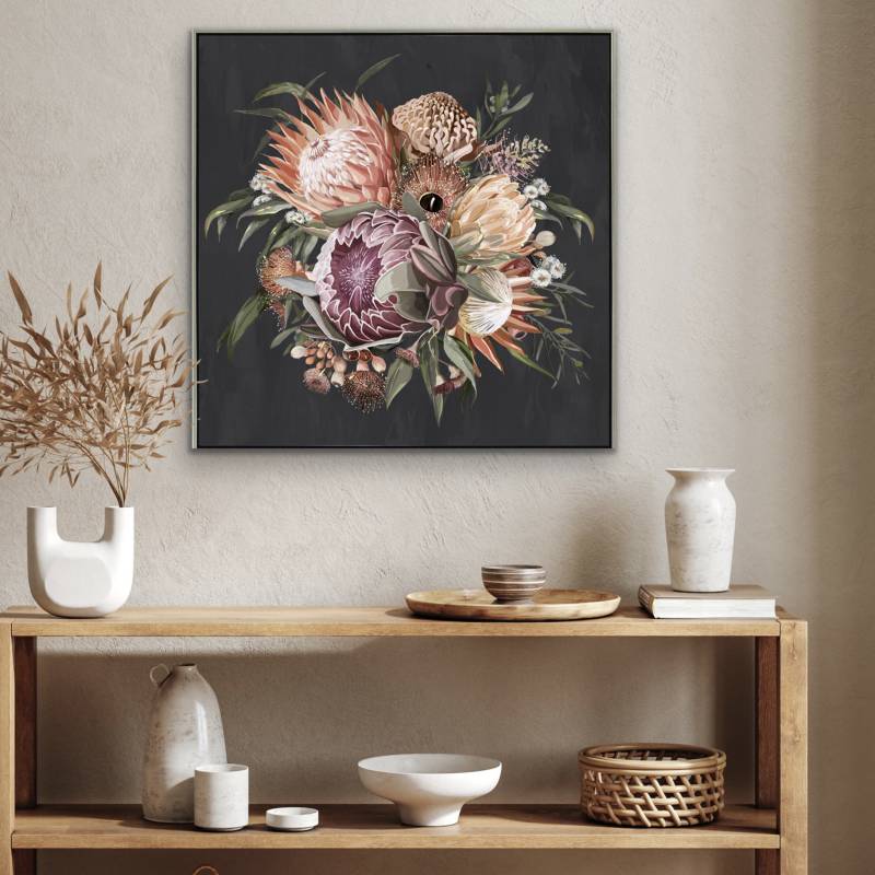 Nish Native Framed Canvas 100cm - Image 3