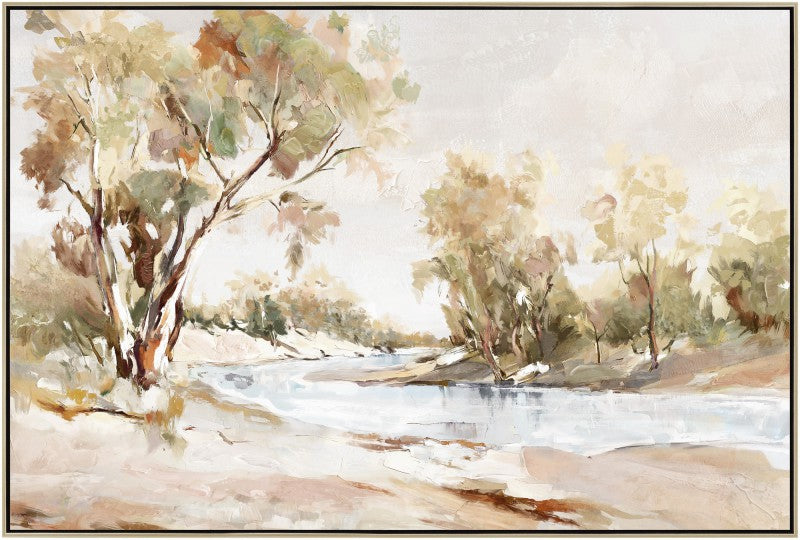 Bush Glow Framed Artwork 80cm