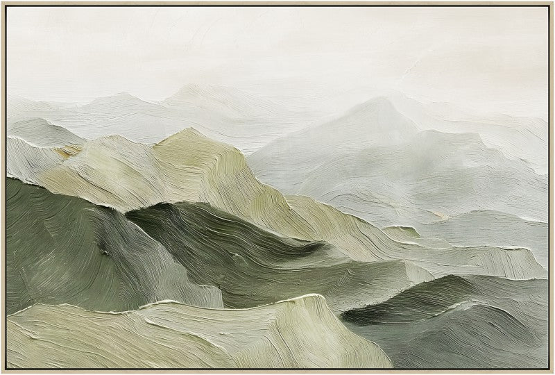 Misty Mountain Framed Artwork 80cm