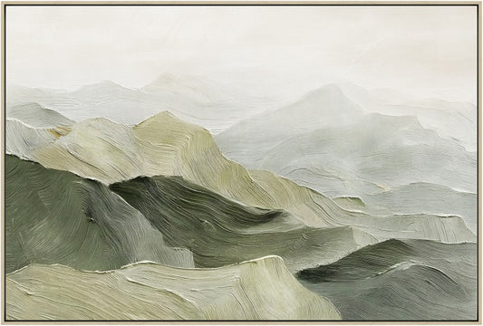 Misty Mountain Framed Artwork 80cm