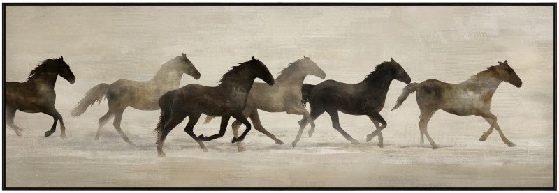 Gallopping Horse Framed Artwork 50cm