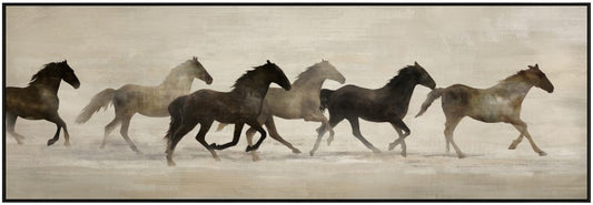 Gallopping Horse Framed Artwork 50cm