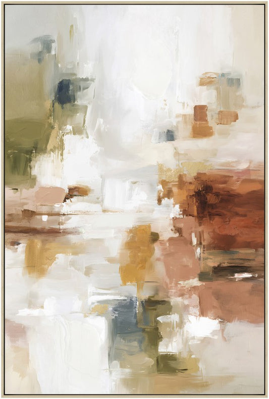 Echoes Of Colour Framed Artwork 120cm