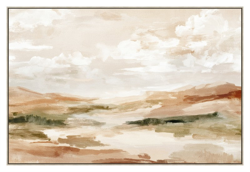 Shape Of Stillness Framed Artwork 80cm