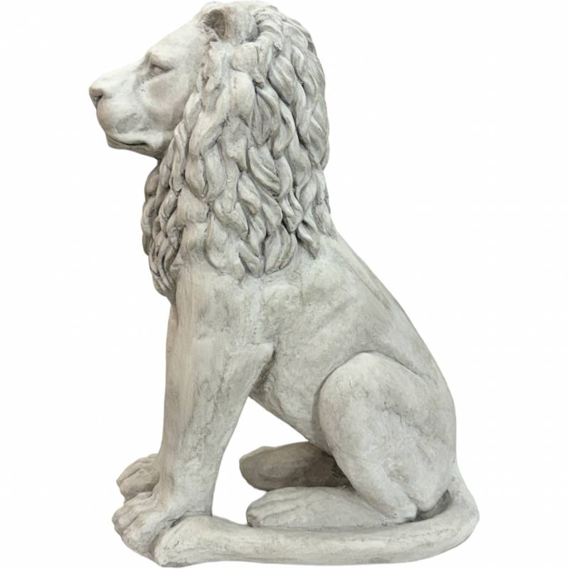 Garden Lion Statue 58cm - Image 4