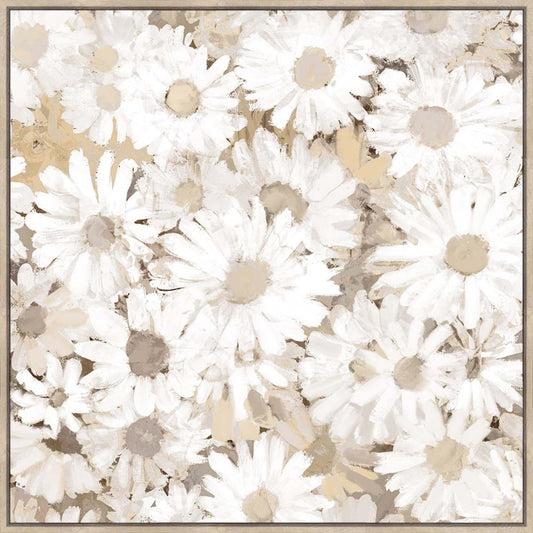 Tonal Flower Artwork 80cm