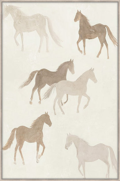 The Muted Gallop Artwork 120cm