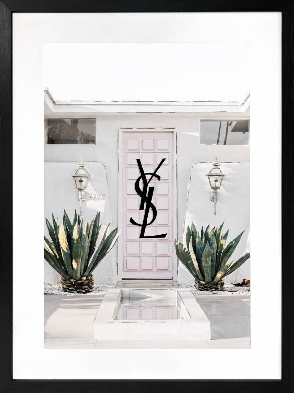 Luxury Door Artwork Framed w Glass Front 80cm