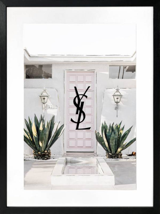 Luxury Door Artwork Framed w Glass Front 80cm