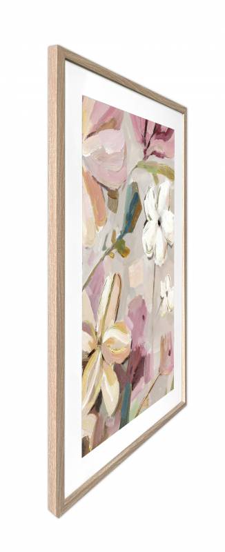Mimi Floral Artwork Framed w Glass Front 120cm - Image 3